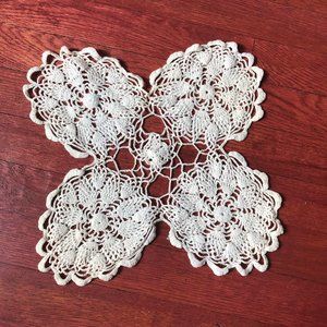 Vintage Macrame / Crochet Doily